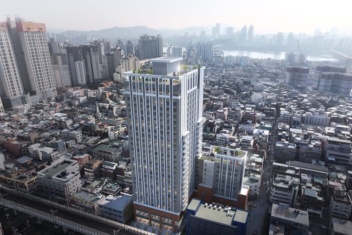 건대입구역 더포디엄830 조감도
